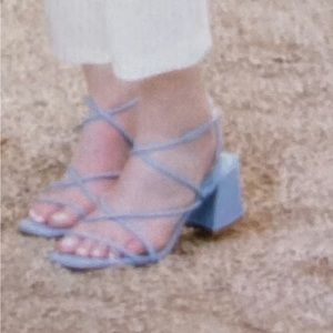 Marc Fisher Blue straps heels